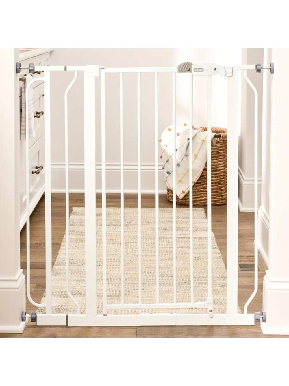 Extra Tall 36" Baby Gate for Stairs & Doorways - Safety Child Barrier, Easy